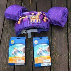 Jumper Life Jacket & 2 Sun & Sky 3D Arm Bands